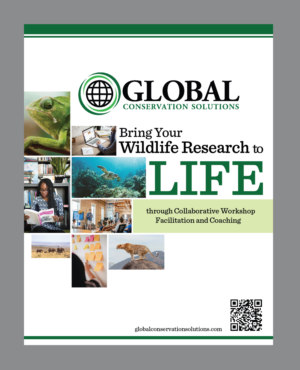 International wildlife conservation consulting firm needs a fullpage print advertisement designed* | Advertisement Design by apolgv