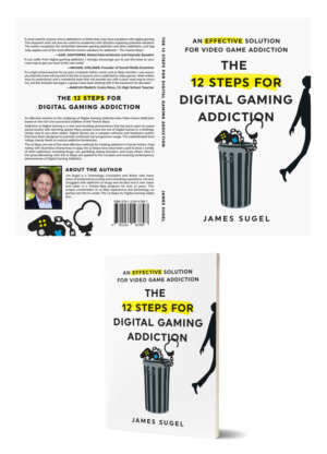 The 12 Steps for Digital Gaming Addiction | Book Cover Design by Charala