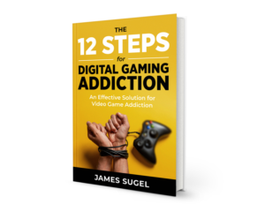 The 12 Steps for Digital Gaming Addiction | Book Cover Design by espacio_M