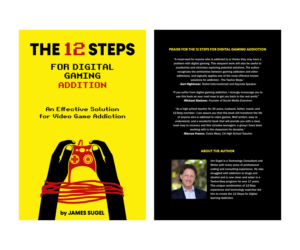 The 12 Steps for Digital Gaming Addiction | Book Cover Design by Zeph Design