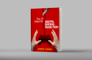 The 12 Steps for Digital Gaming Addiction | Book Cover Design by shazigns