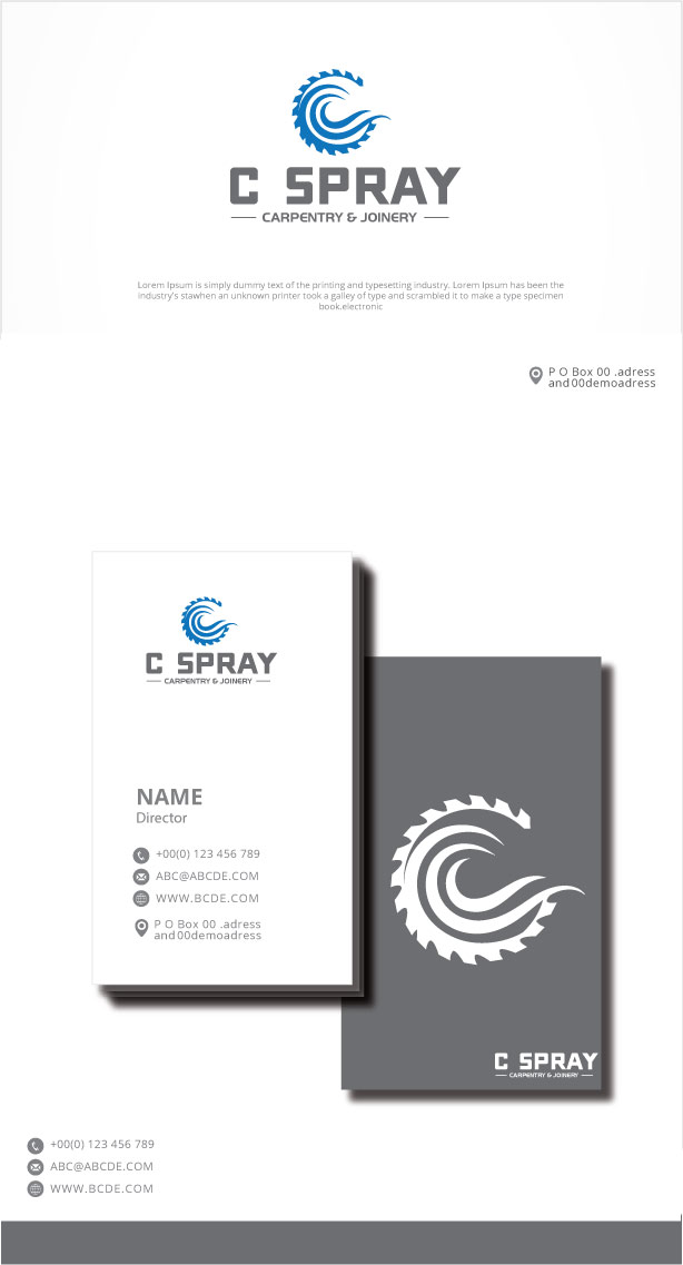 Design de Logo par graphicevolution pour C spray carpentry & joinery | Design #26036317