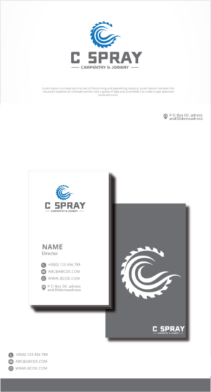 Design de Logo par graphicevolution pour C spray carpentry & joinery | Design : #26036317