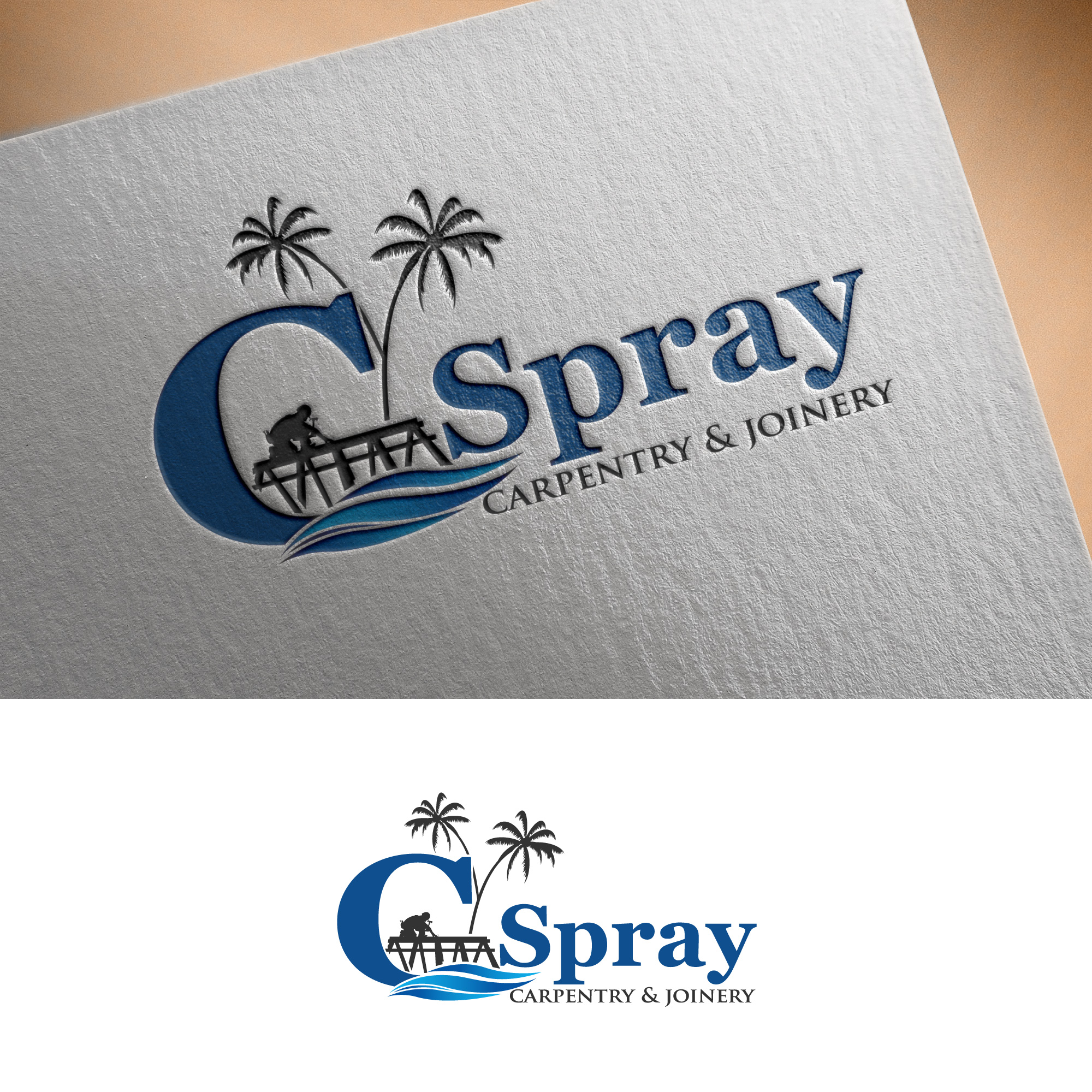 Logo Design by UMBRA Designs for C spray carpentry & joinery | Design #26036237