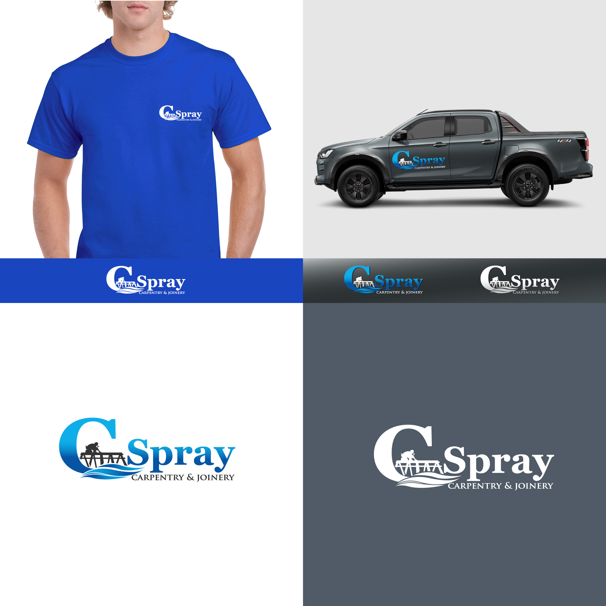 Logo Design by UMBRA Designs for C spray carpentry & joinery | Design #26037769