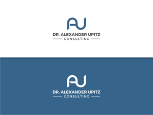 1. Dr. Alexander Upitz, 2. Consulting, 3. Please use initials AU (somehow merged) | Logo Design by Atvento Graphics