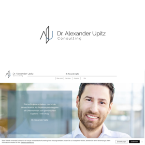 1. Dr. Alexander Upitz, 2. Consulting, 3. Please use initials AU (somehow merged) | Logo Design by Byhardi