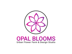 Opal Blooms | Urban Flower Farm & Design Studio | Design de Logo par design notebook