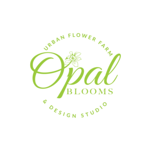 Opal Blooms | Urban Flower Farm & Design Studio | Logo-Design von Kabelo Phofedi