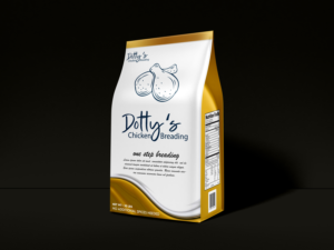 Dotty's One Step Chicken Breading Packaging Design