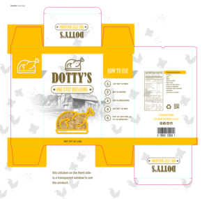Dotty's One Step Chicken Breading Packaging Design | Diseño de Empaque por elveneclipse