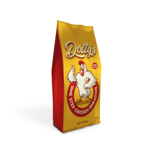 Dotty's One Step Chicken Breading Packaging Design | Diseño de Empaque por Emmanuel Creations