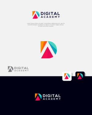 Digital Academy, DA or Digital-academy.io  alternatively happy to consider abstract designs that dont mention the text | Logo Design by Ben Naveed