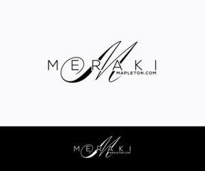 Just the name “Meraki”, maybe with the outlines of our home in the back or a Large classical M in the background, our domain name is: MerakiMapleton.com | Design de Logo par step forward 2