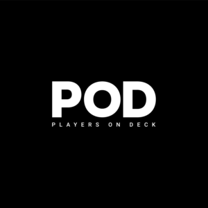 the logo should say..PLAYERS ON DECK with the initials ..P O D in the middle. apparel. | Logo Design by fallingpixels
