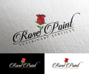 Rose Point Veterinary Services | Diseño de Logo por step forward 2