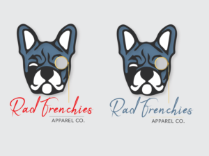 Logo Design by EdenLlovio_2 for Rad Frenchies  | Design #26051528