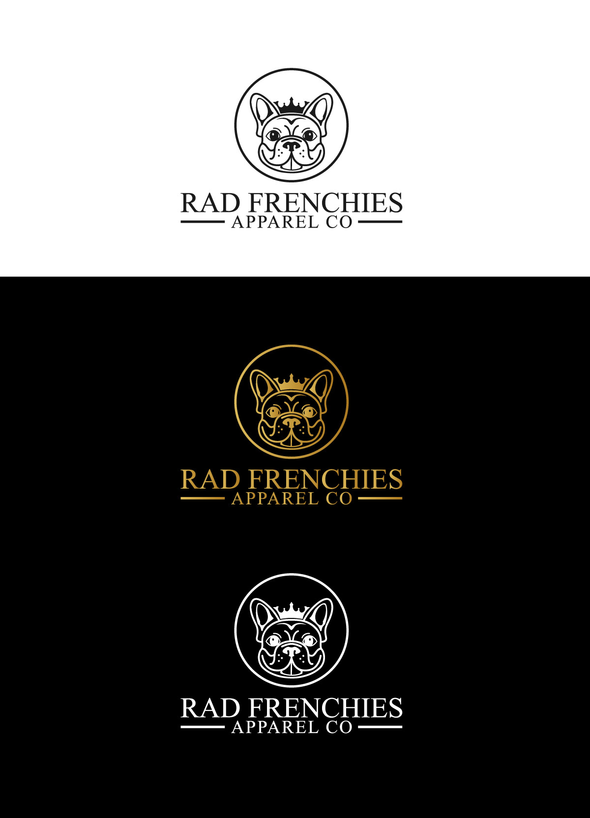 Logo Design by kamruzzaman 5 for Rad Frenchies  | Design #26043960