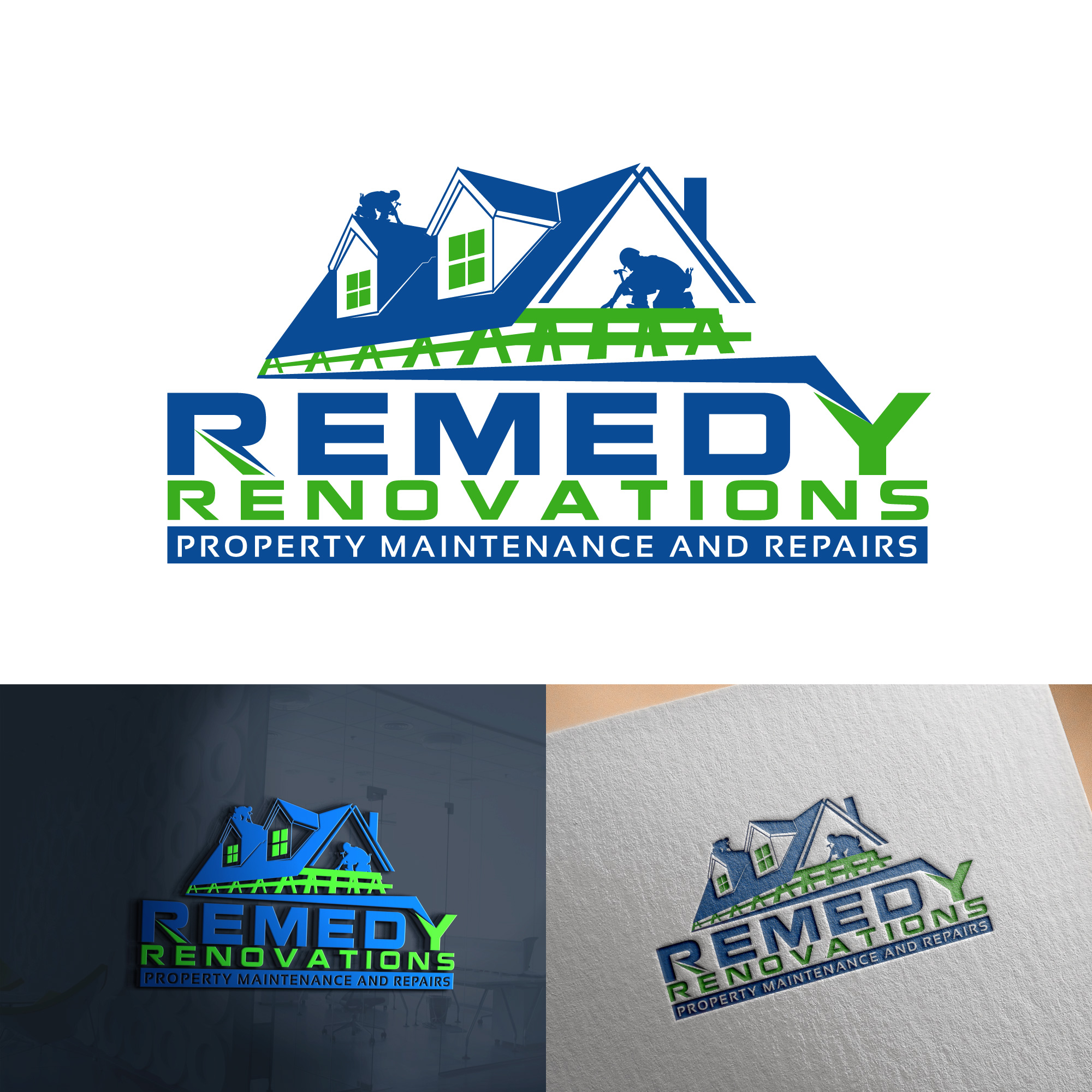 Logo Design by UMBRA Designs for Remedy Renovations | Design #26029012