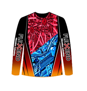 Sublimated long sleeve polo shirt | T-Shirt-Design von NILDesigns