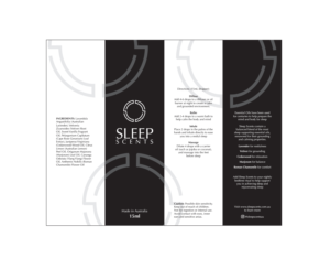 Seeking a beautiful packaging box for Sleep Scents - an essential oil blend  (mock up provided!)  | Packaging Design by DesignFive
