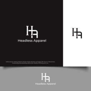 Headless / Headless Apparel / ''H'' / ''HA'' | Logo Design by ecorokerz