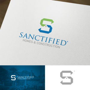 Sanctified Homes & Construction | Logo Design by shazigns