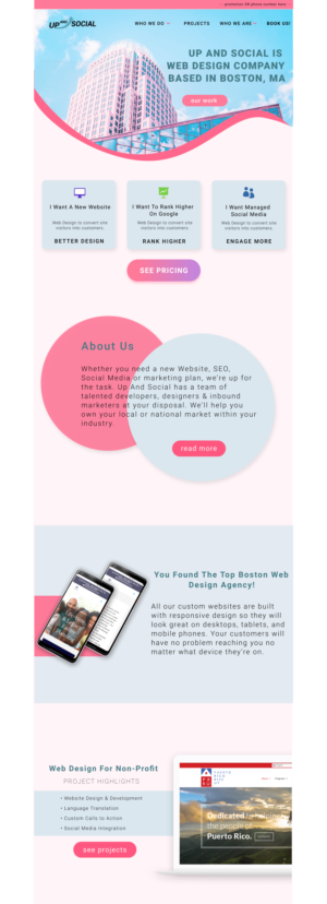 Web Design by Rizky Rahardian for this project | Design: #26067265