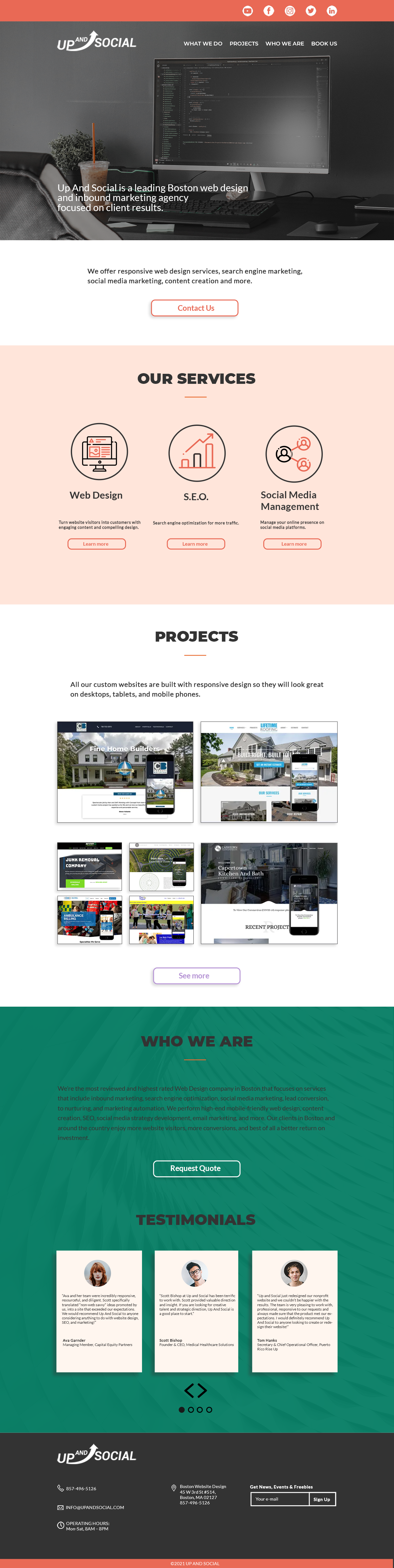 Web Design by Chris_Design for this project | Design #26044035