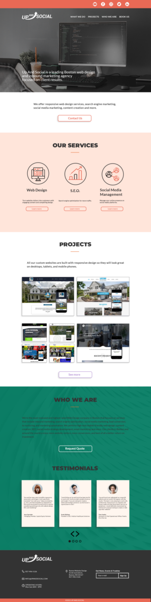 Web Design by Chris_Design for this project | Design: #26044035
