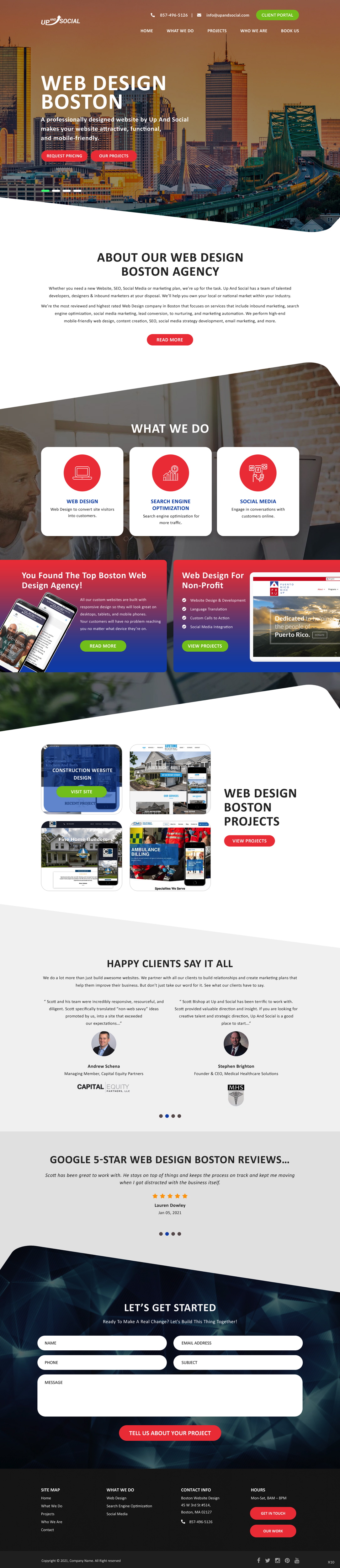 Web Design by pb for this project | Design #26037117