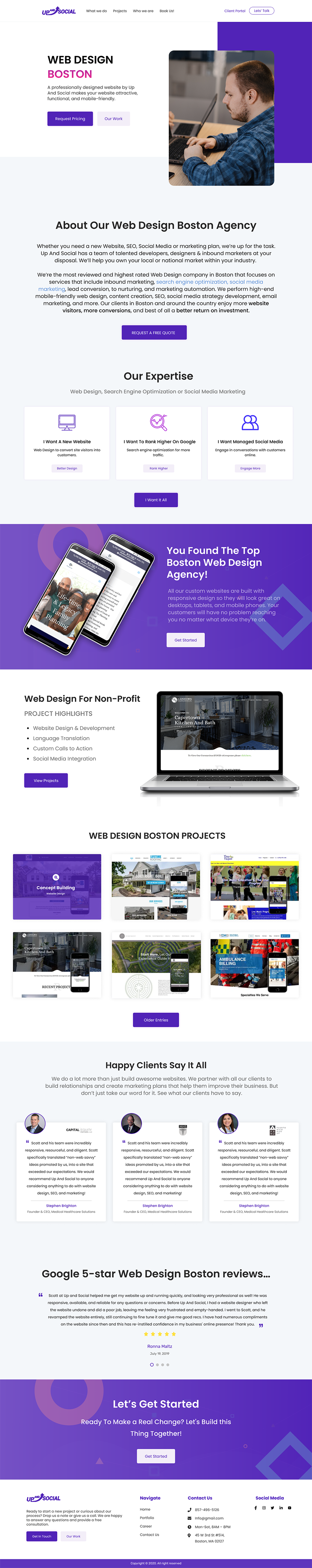 Web Design by Adeel Rahman for this project | Design #26046826