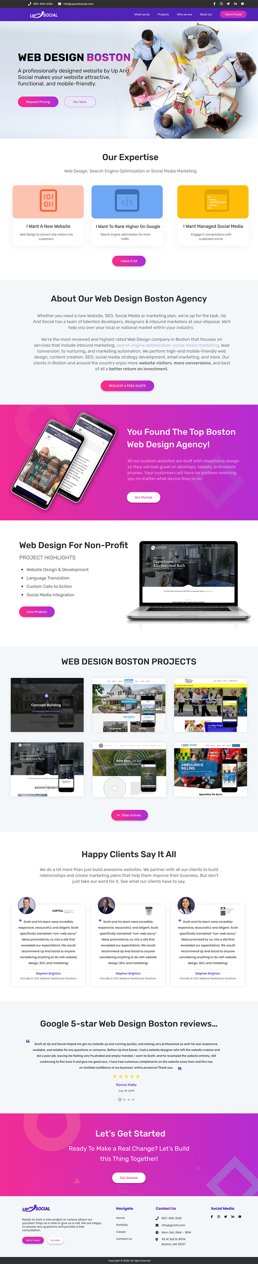 Web Design by Adeel Rahman for this project | Design #26047777