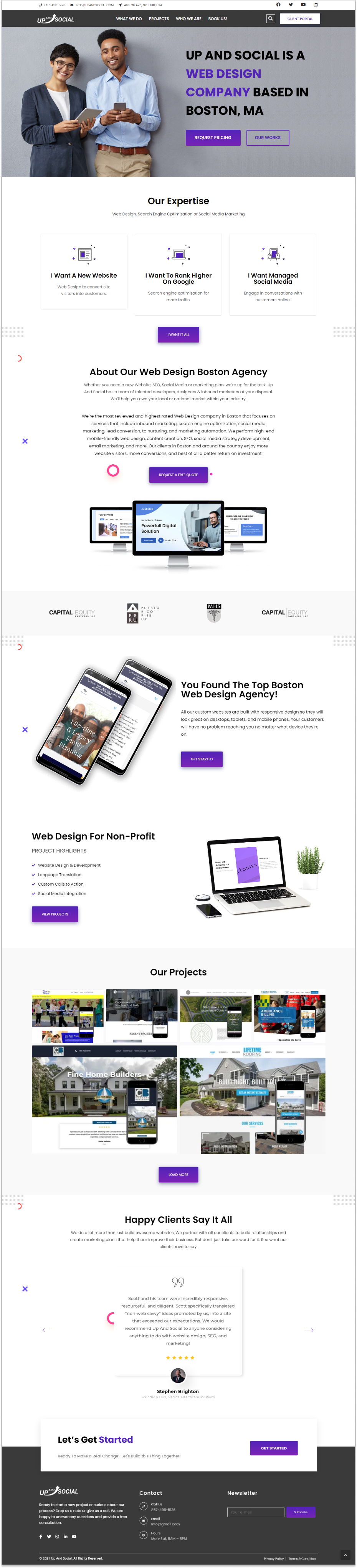 Web Design by Adeel Rahman for this project | Design #26058666