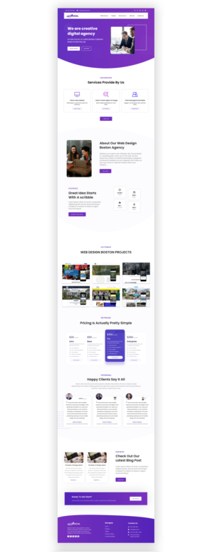 Website Redesign project for agency | Web Design by Adeel Rahman