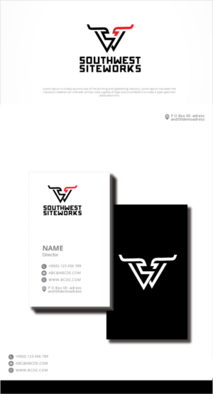 Logo-Design von graphicevolution für southwest siteworks | Design: #26036005