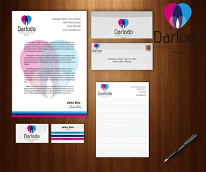 Stationery Design by Ron Mickey for this project | Design: #3650219
