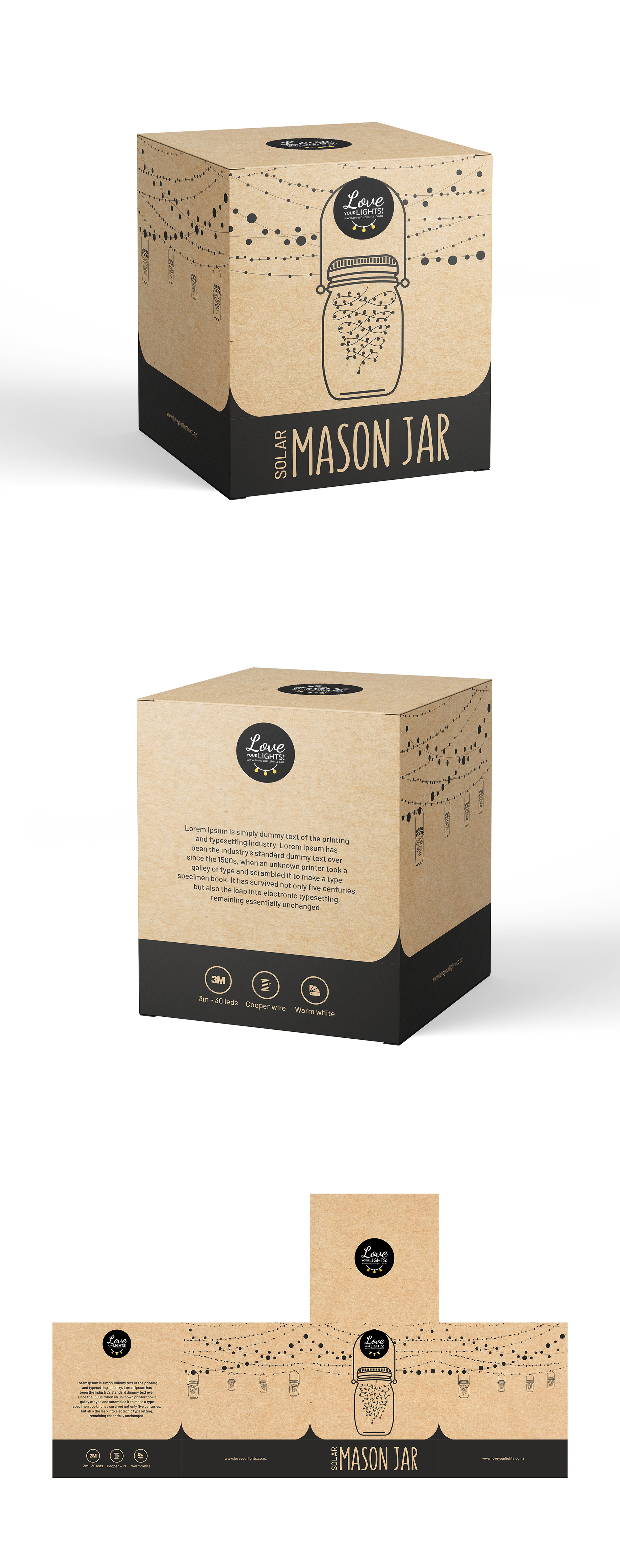Packaging Design by colourstreak for Love Your Lights | Design #26057745