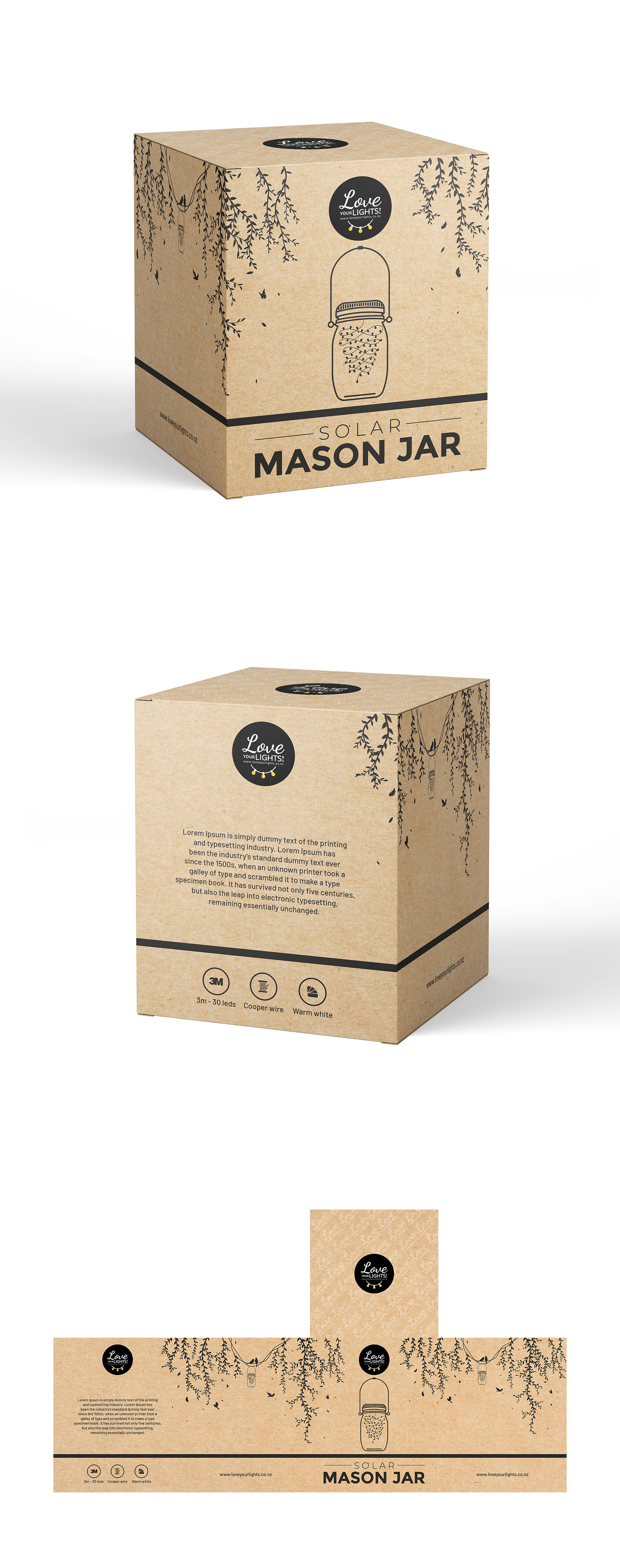 Packaging Design by colourstreak for Love Your Lights | Design #26057757