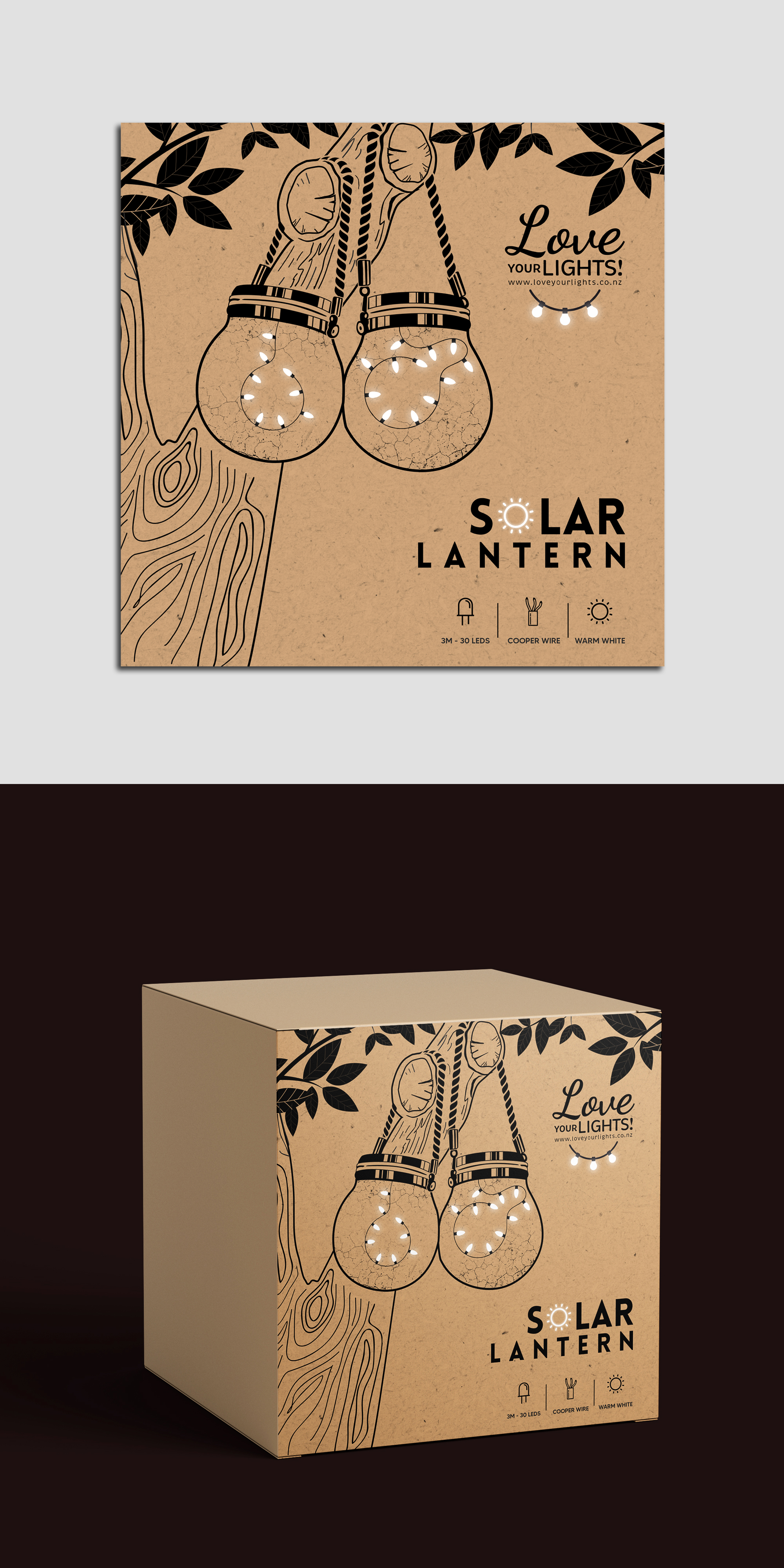 Packaging Design by colourstreak for Love Your Lights | Design #26059188
