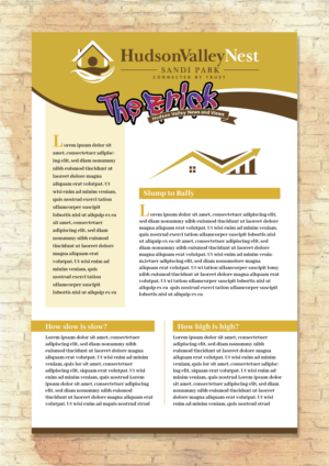 Graphic for The Brick newsletter - Graffiti style font | Graphic Design by atularts