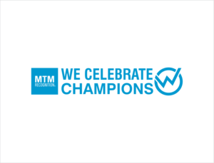 We Celebrate Champions (possibly with blue MTM logo) | Logo Design by BNdesigner