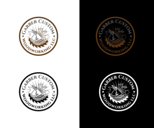 Garber Custom Woodworking llc/  Atlanta, GA/ est. 2020/ High end custom carpentry | Logo Design by hjyoo