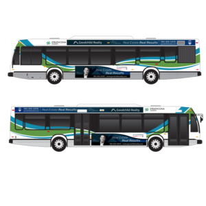 Real Estate - Car Wrap - Graphic design work for bus advertisement | Car Wrap-Design von Radsky17