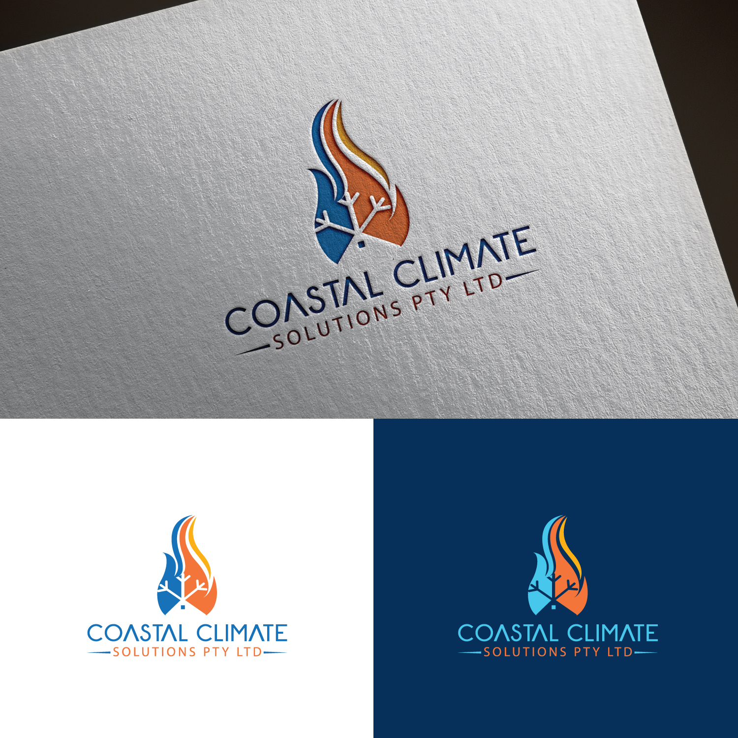 Logo-Design von sankar999 für Coastal Climate Solutions | Design #26039029