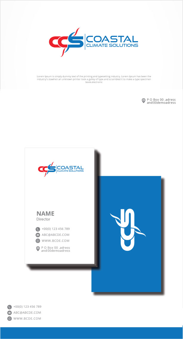 Logo Design by graphicevolution for Coastal Climate Solutions | Design #26042278