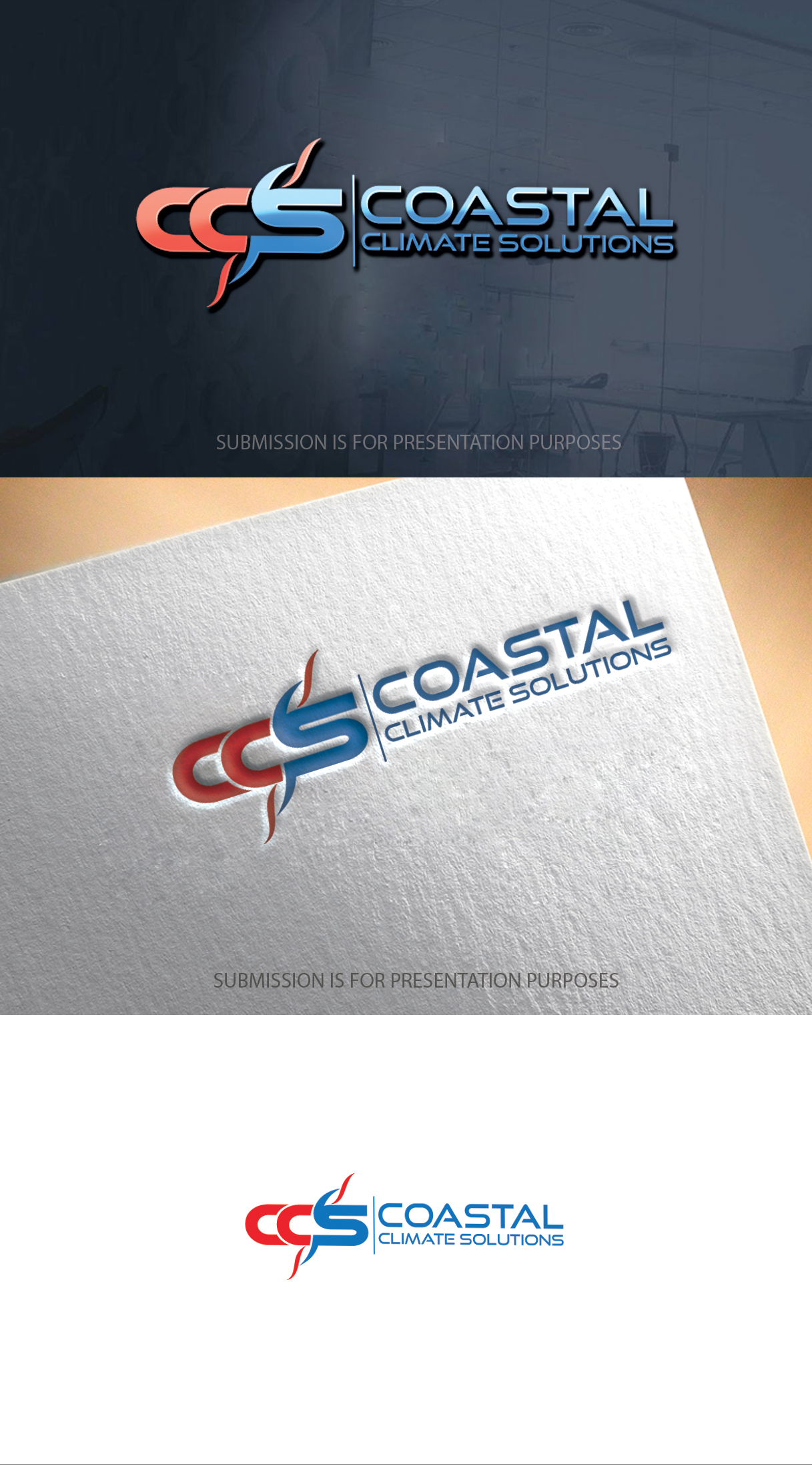 Logo-Design von graphicevolution für Coastal Climate Solutions | Design #26042279