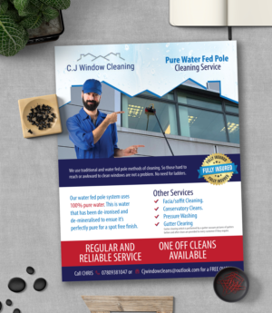 Window cleaning company in need of leaflet design  | Design de Flyer par Achiver