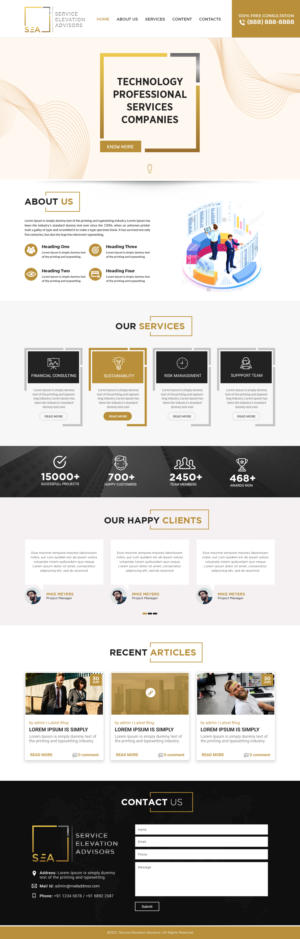 Use your magic to make a startup company look established* | Web-Design von SAI DESIGNS