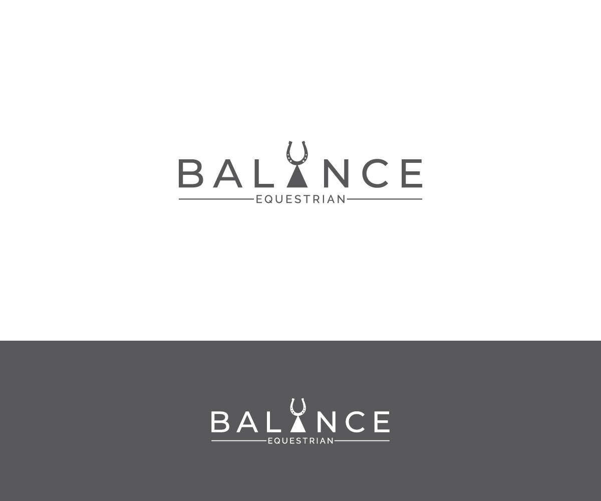 Elegant, Playful, Clothing Brand Logo Design for Balance Equestrian by